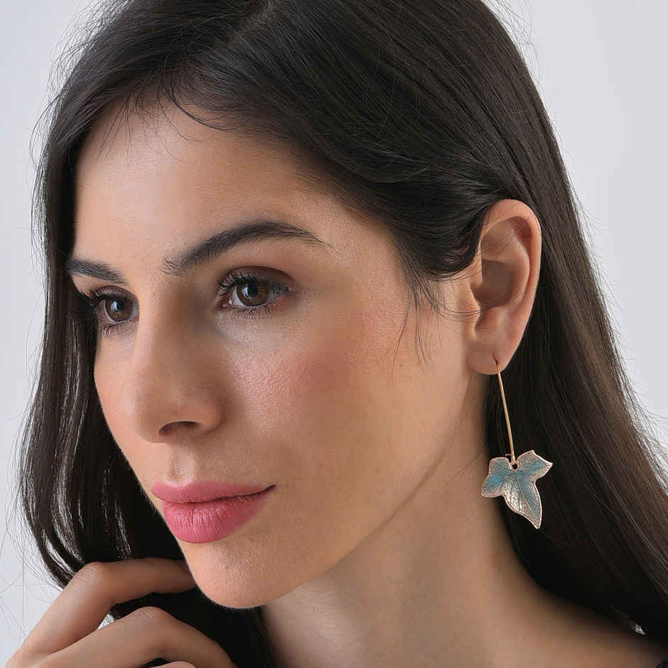 Sohi Silver Plated Designer Drop Earrings