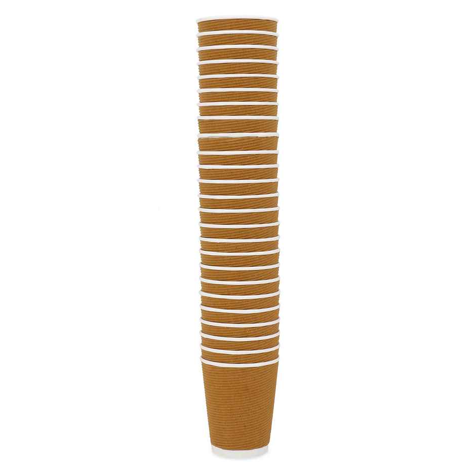 Disposable Ripple Paper Glass | 150 ml