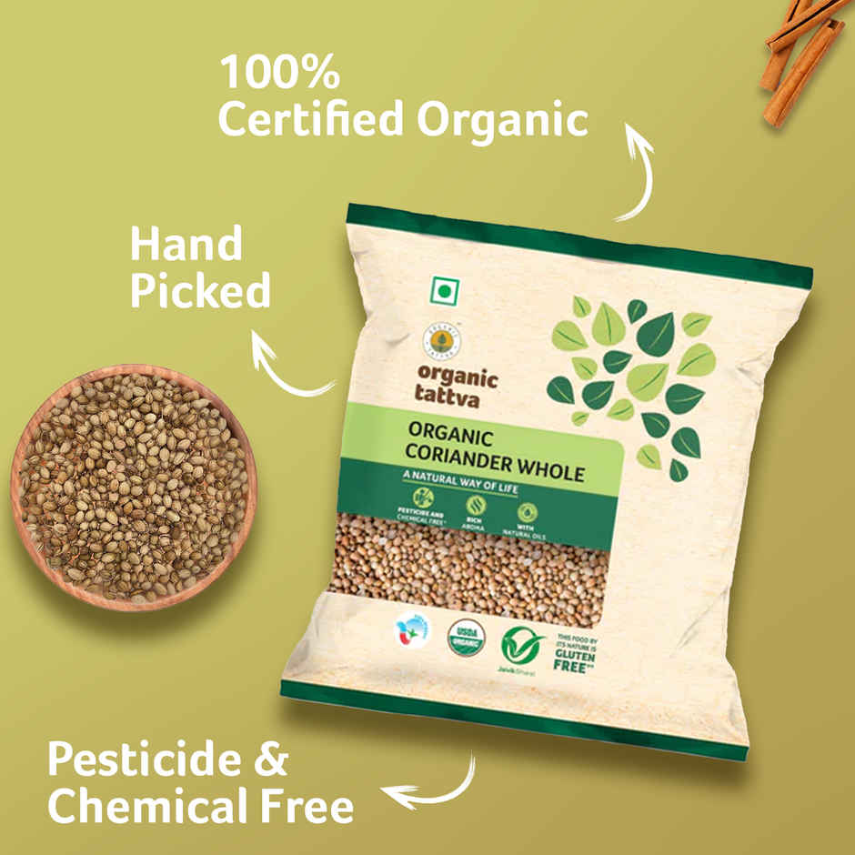Organic Tattva Coriander Whole