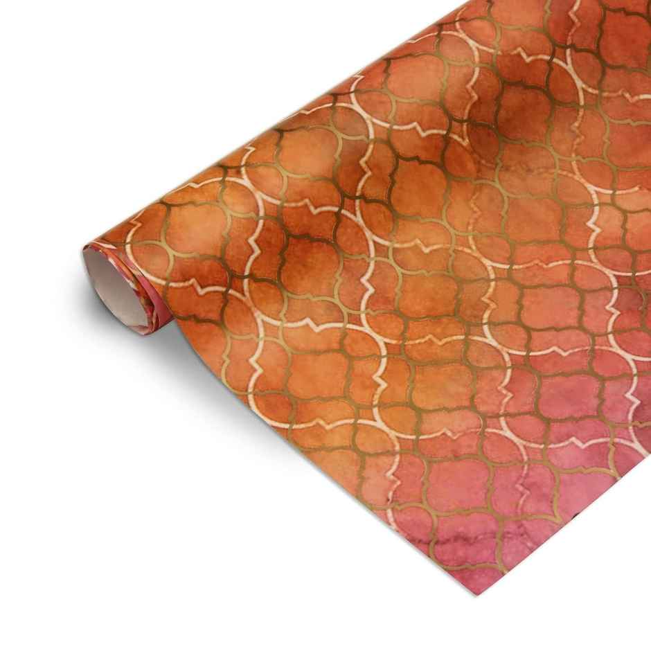 Itsy Bitsy Gift Wrapping Paper | Fleur Trelli Rosy Notes | 27.75 x 19.29 Inch | 1 Roll 5 Sheet