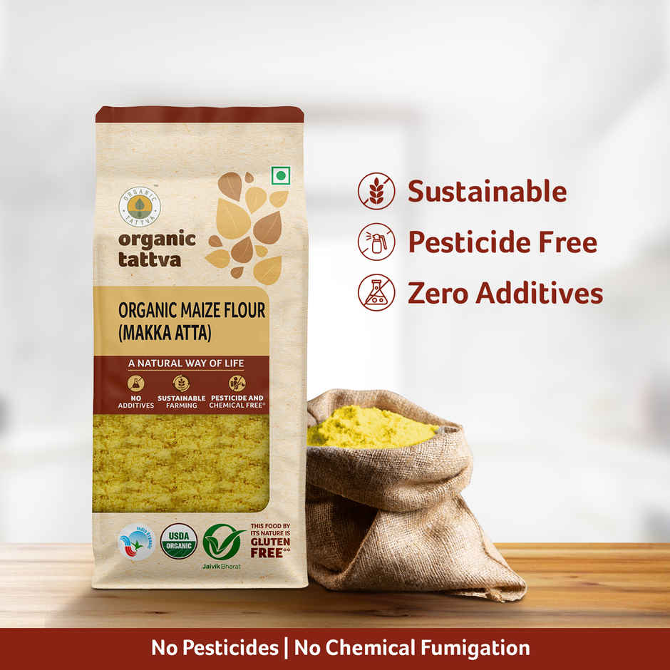 Organic Tattva Makki Atta/ Maize Flour