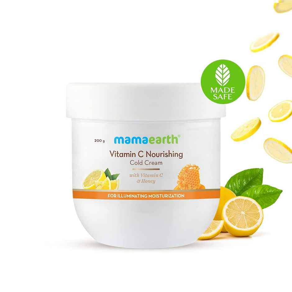 Mamaearth Vitamin C Nourishing Cold Cream For Face & Body With Vitamin C & Honey