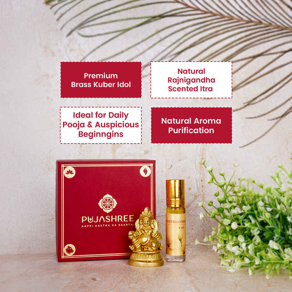 Kuber Samariddhi Gift Combo with Rajnigandha Itra