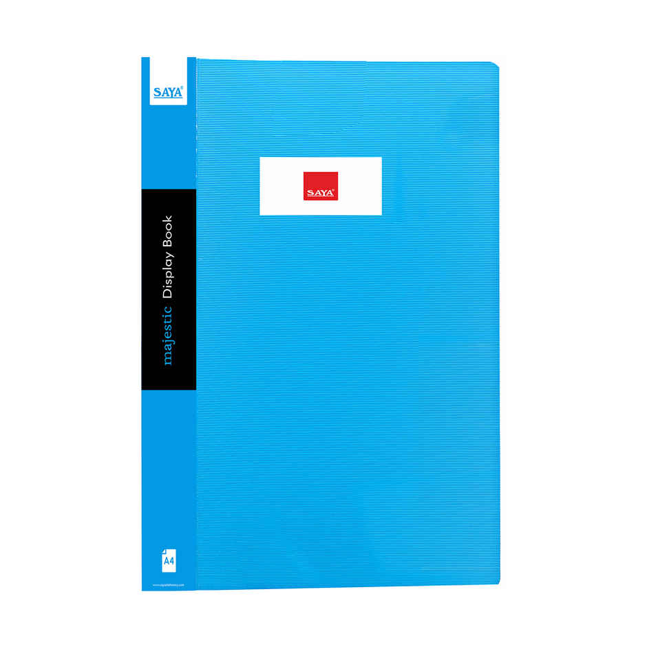 Saya Vibrant Display Book - 60 Pockets A4 Size, Document Organizer | Assorted