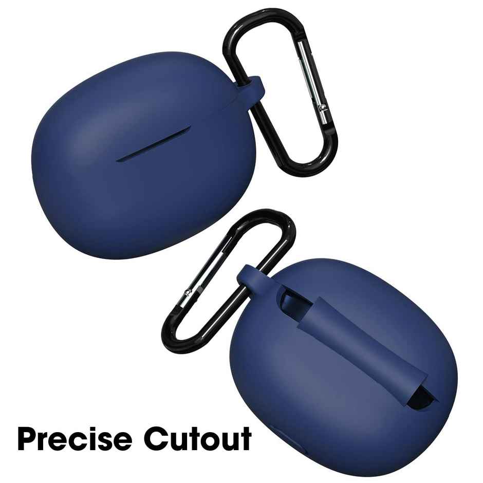 Sounce Silicone Case cover for Realme Buds Air 6 TWS | Shock-Absorbing Protective Cover | Blue