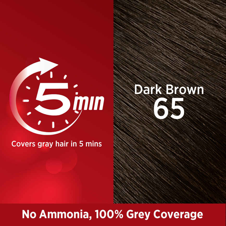 Revlon Top Speed Hair Color Small Pack Woman - Dark Brown 65
