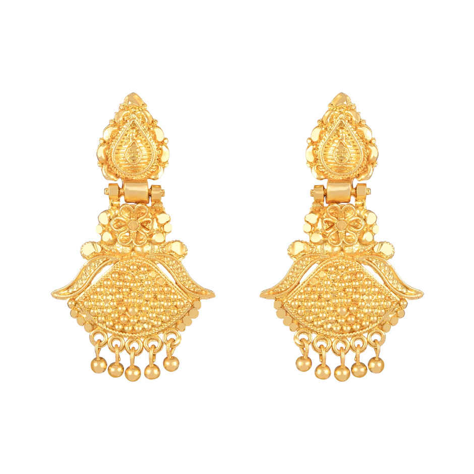 Shining Diva Fashion Choker Design Traditional One Gram Gold Plated Jewellery Set for Women 11534s