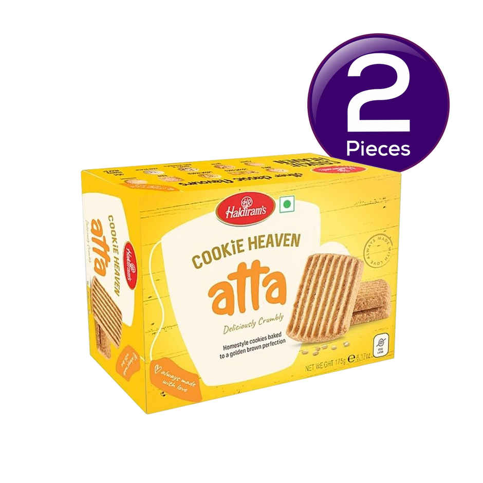 Haldiram's Cookie Heaven Atta Cookies Plain Marie Biscuits | Cholesterol-free and Trans Fat-free Combo
