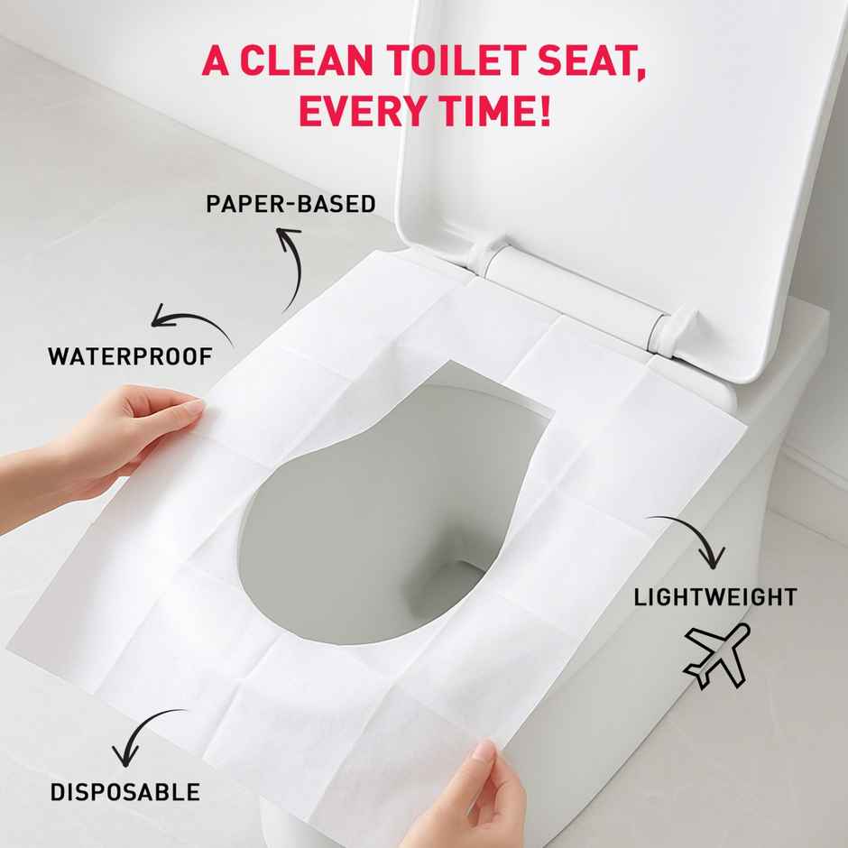 Sirona Peebuddy Disposable Toilet Seat Covers | Easy To Dispose | Nature Friendly