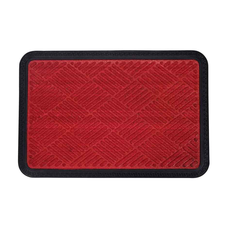 Status Pp Rubber Border Mat 38 Cm x 58 Cm - Red
