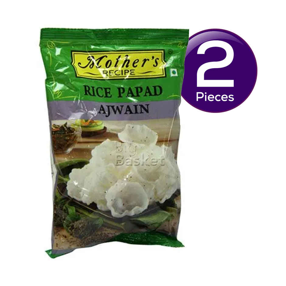 Mother's Recipe Rice Papad Ajwain Combo