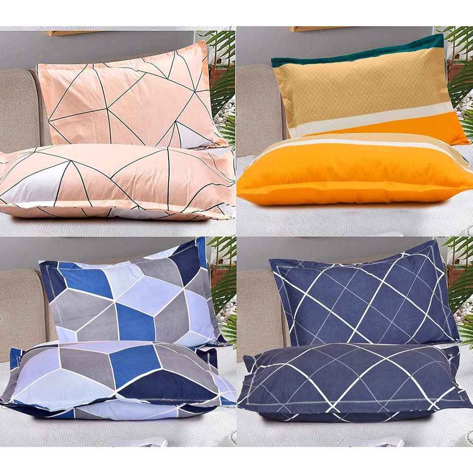 Status Printed Pillow Cover Set of 2 | 16 x 24 in | Assorted
