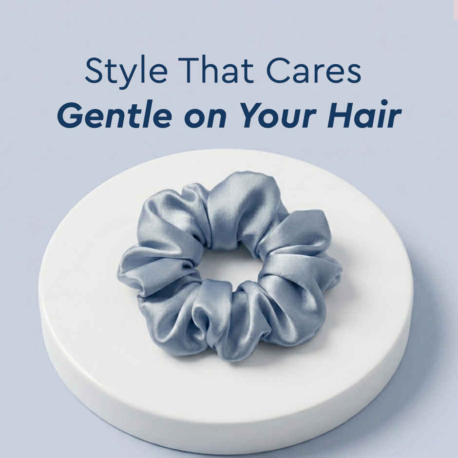 Gubb Satin Scrunchie | Grey