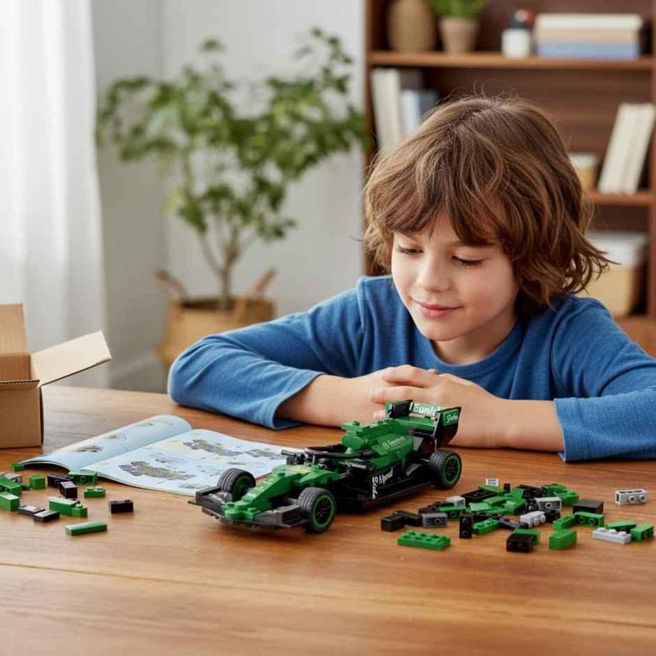 Apex Carbon-X Stinger F1 Building Blocks 226 Pieces | STEM Construction Toy
