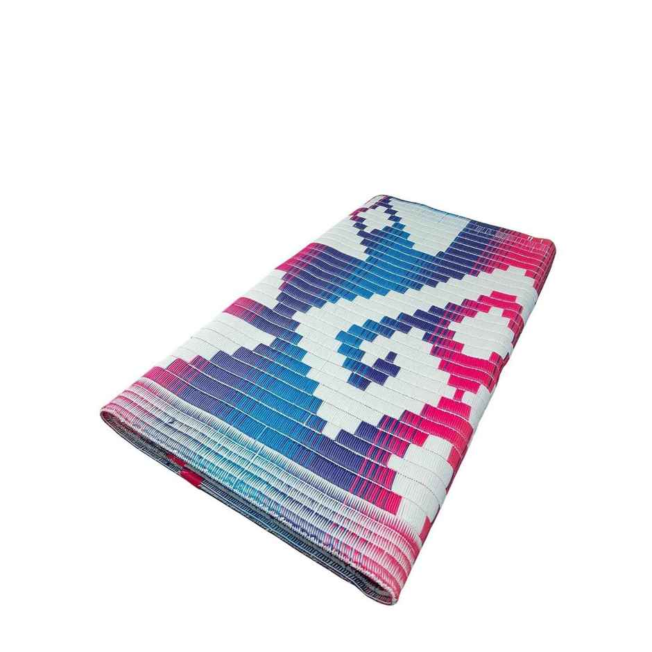 PP Floor Mat | Blue | 4 x 6 ft | Portable | Reversible
