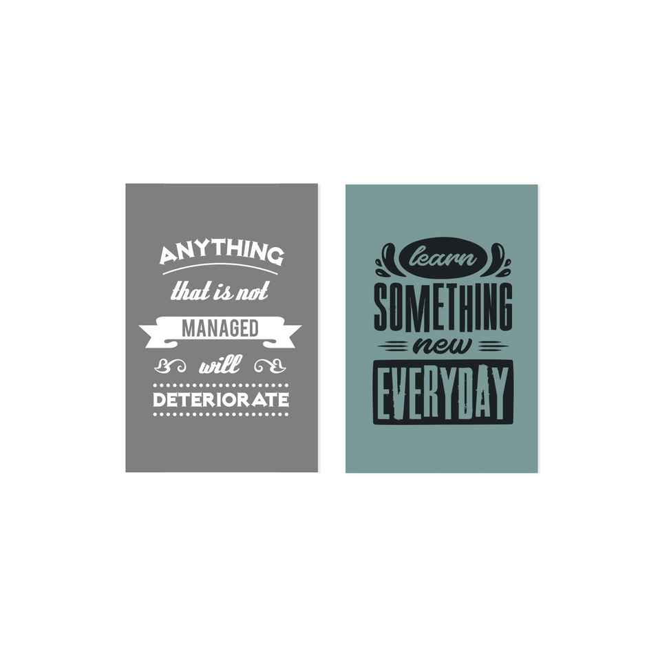 Paper Plane Design Motivational Wall Posters | Set of 10 | (12 Inch x 18 Inch) D93