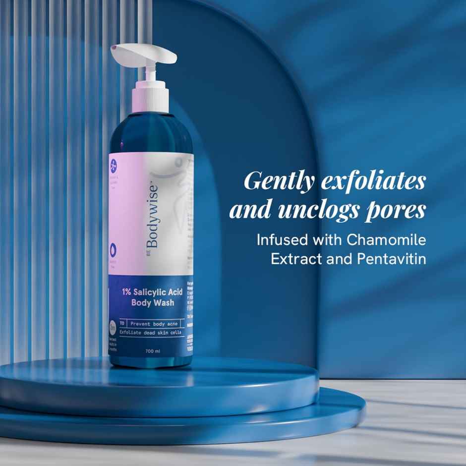Be Bodywise 1% Salicylic Acid Bodywash | Prevents Body Acne | Exfoliates | Deep Cleanses