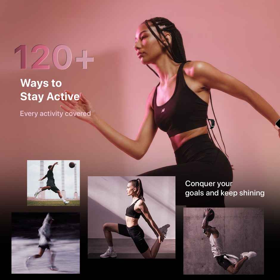 Fire-Boltt Ninja Call Pro Plus | 1.83" Display | BT Calling | Women's Edition - Pink