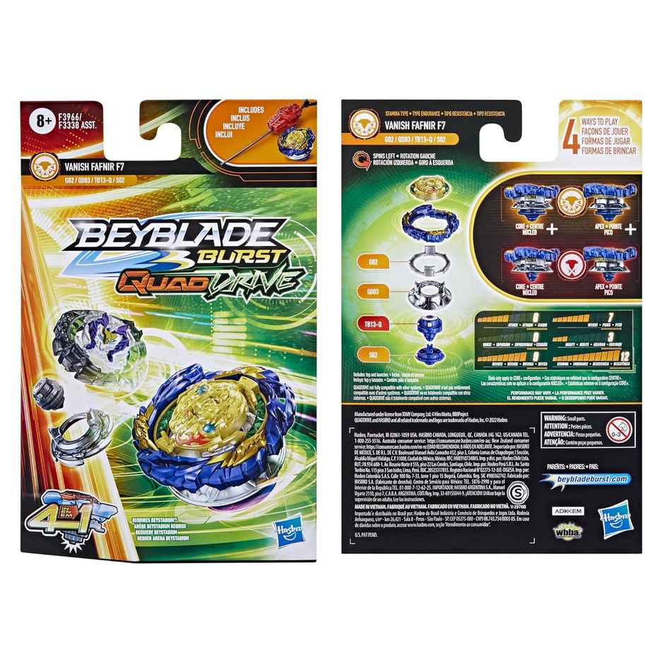Hasbro BeyBlade Vanish Fafnir F7
