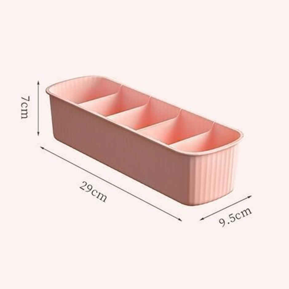 Perpetual Innerwear Organizer for Wardrobe | Multipurpose Divider for Socks | Pack of 3