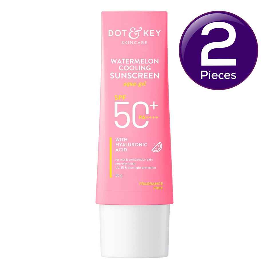 Dot & Key Watermelon Hyaluronic Cooling Sunscreen SPF 50 PA+++ Combo