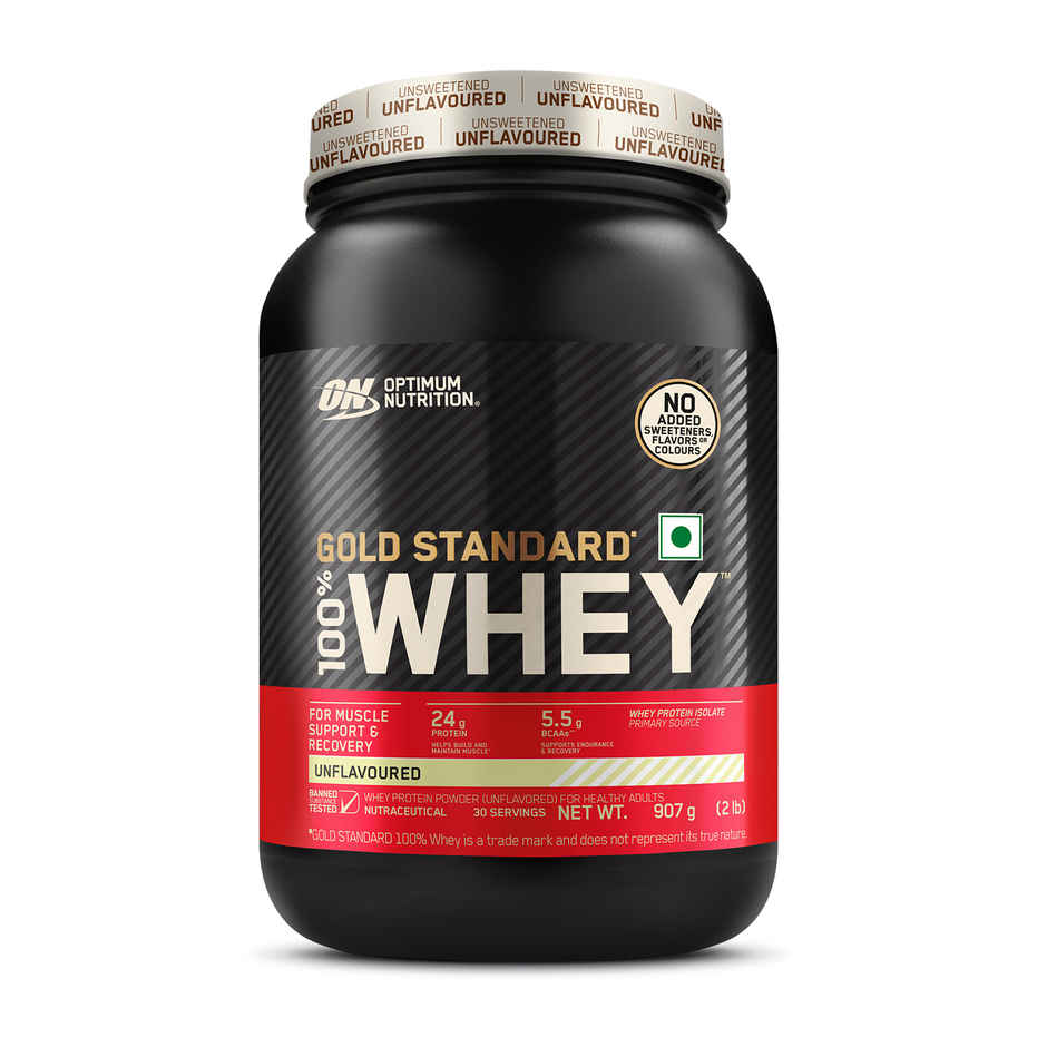 Optimum Nutrition Gold Standard Whey Protein Powder | Unflavored