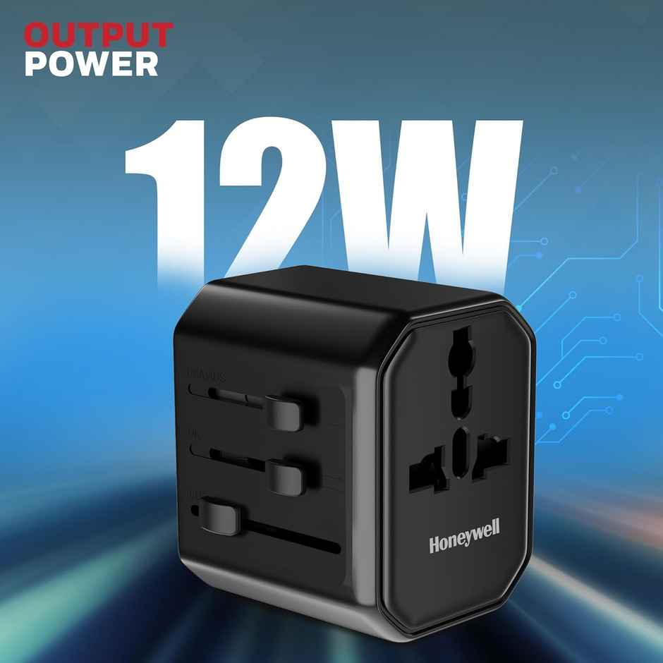 Honeywell Universal World Travel Adapter - 12W