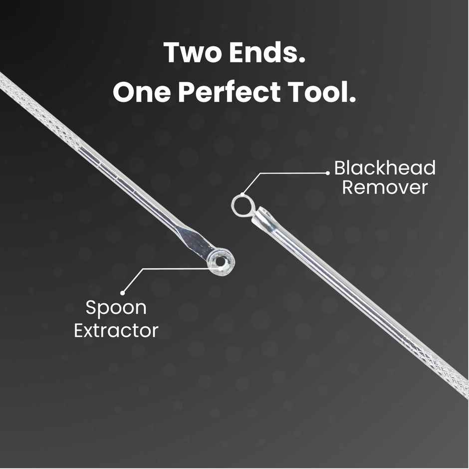 Midazzle Stainless Steel Blackhead & Whitehead Remover Face Care Tool | MIBR3301