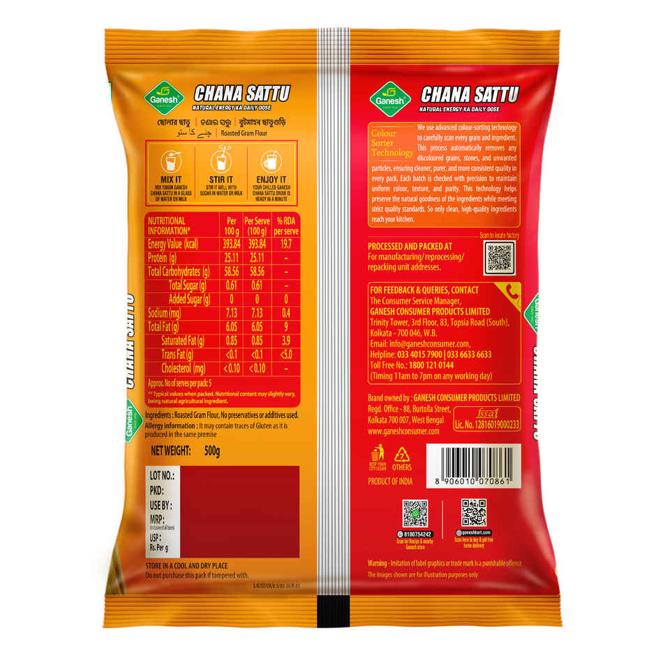 Ganesh Chana Sattu Combo