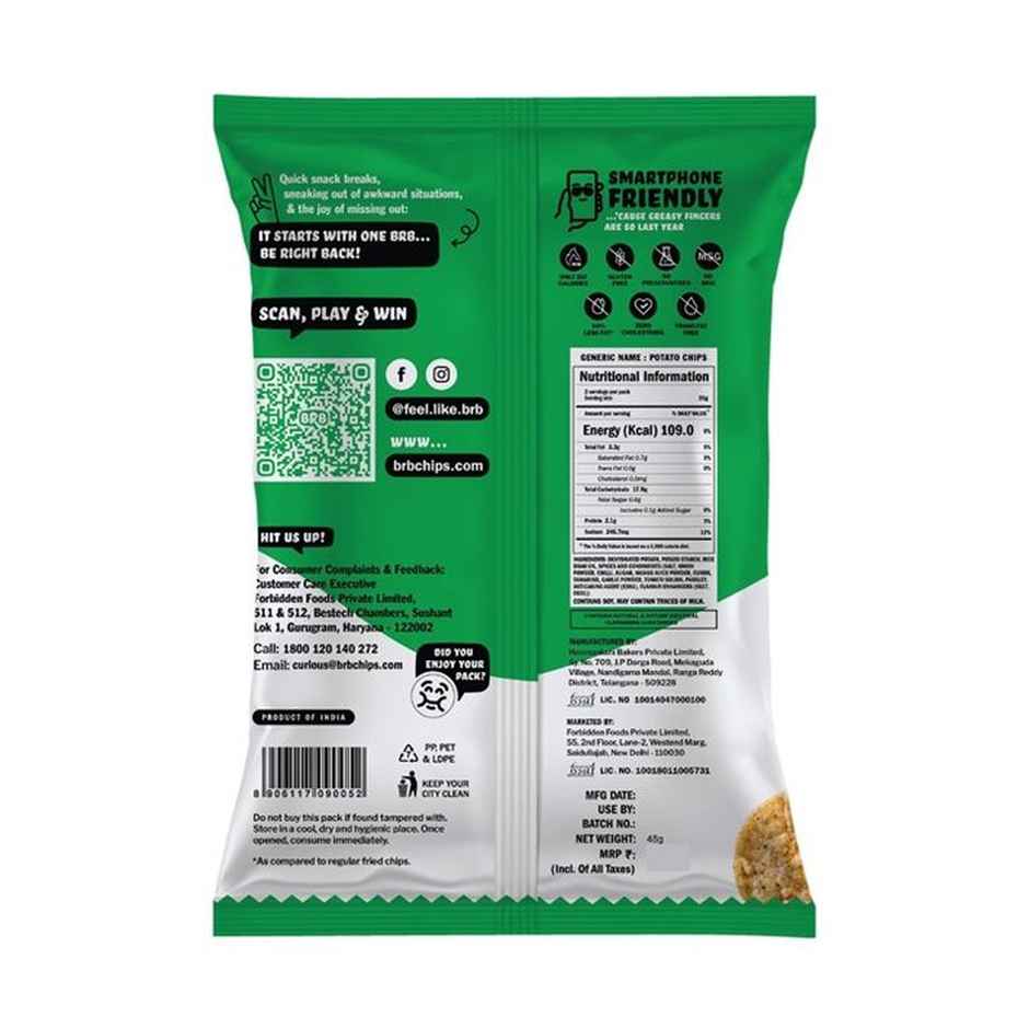BRB Potato Popped Chips - Bhel Flavour