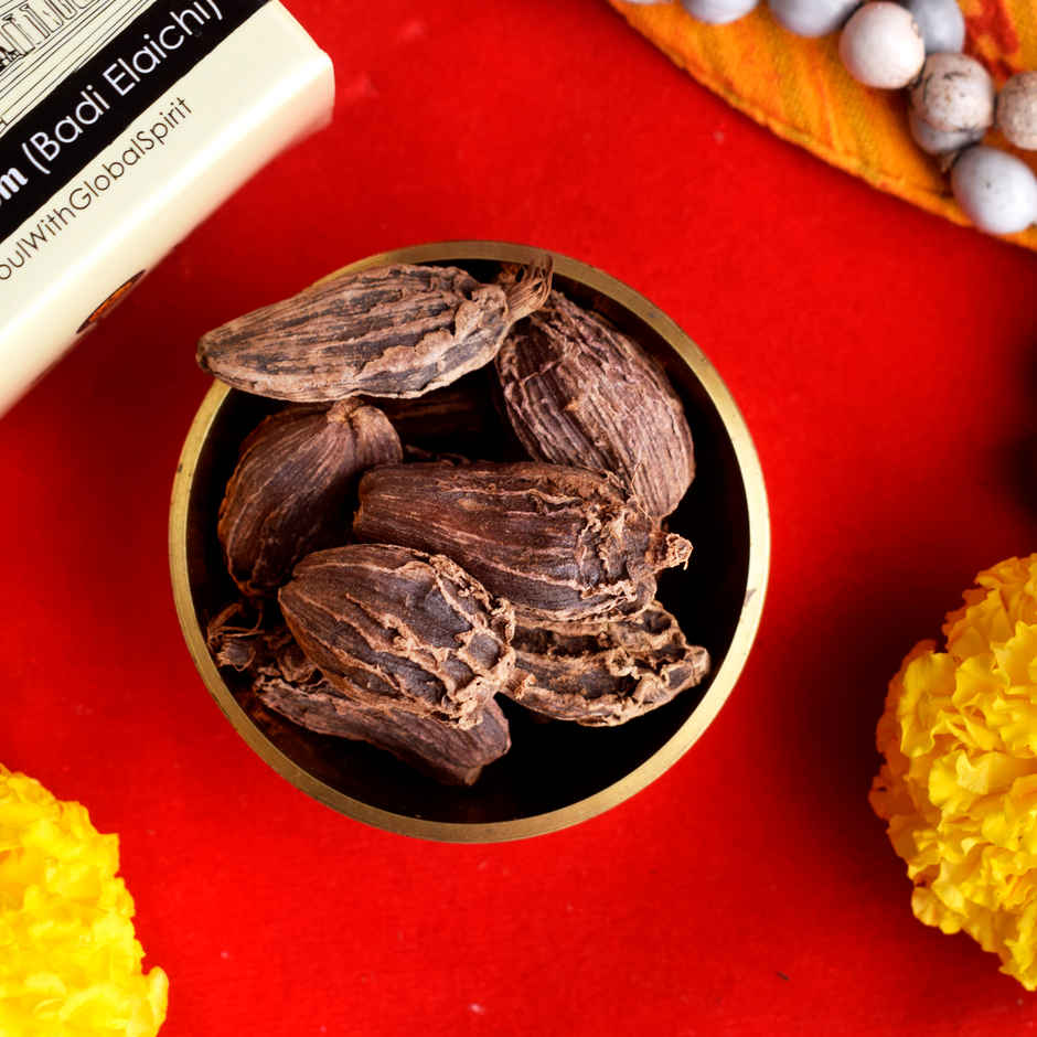 Black Cardamom Badi Elaichi | Satvik