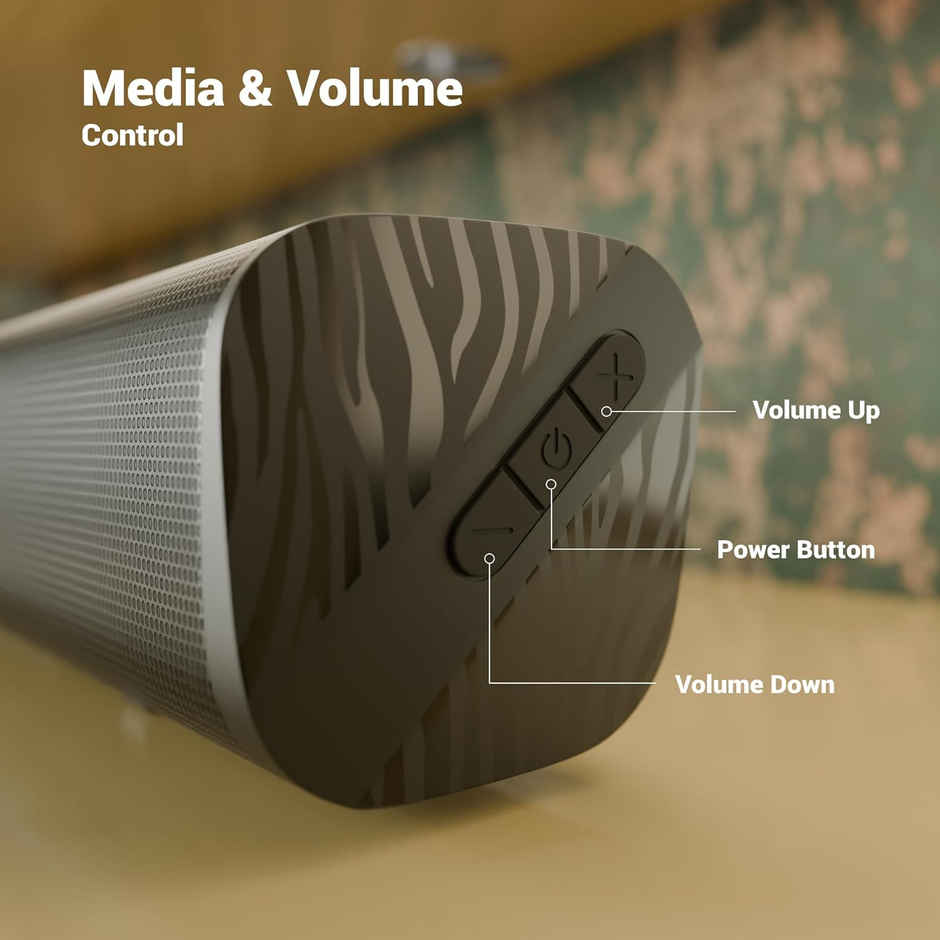 Zebronics Juke Bar 200A 90W compact soundbar with subwoofer, HDMI ARC