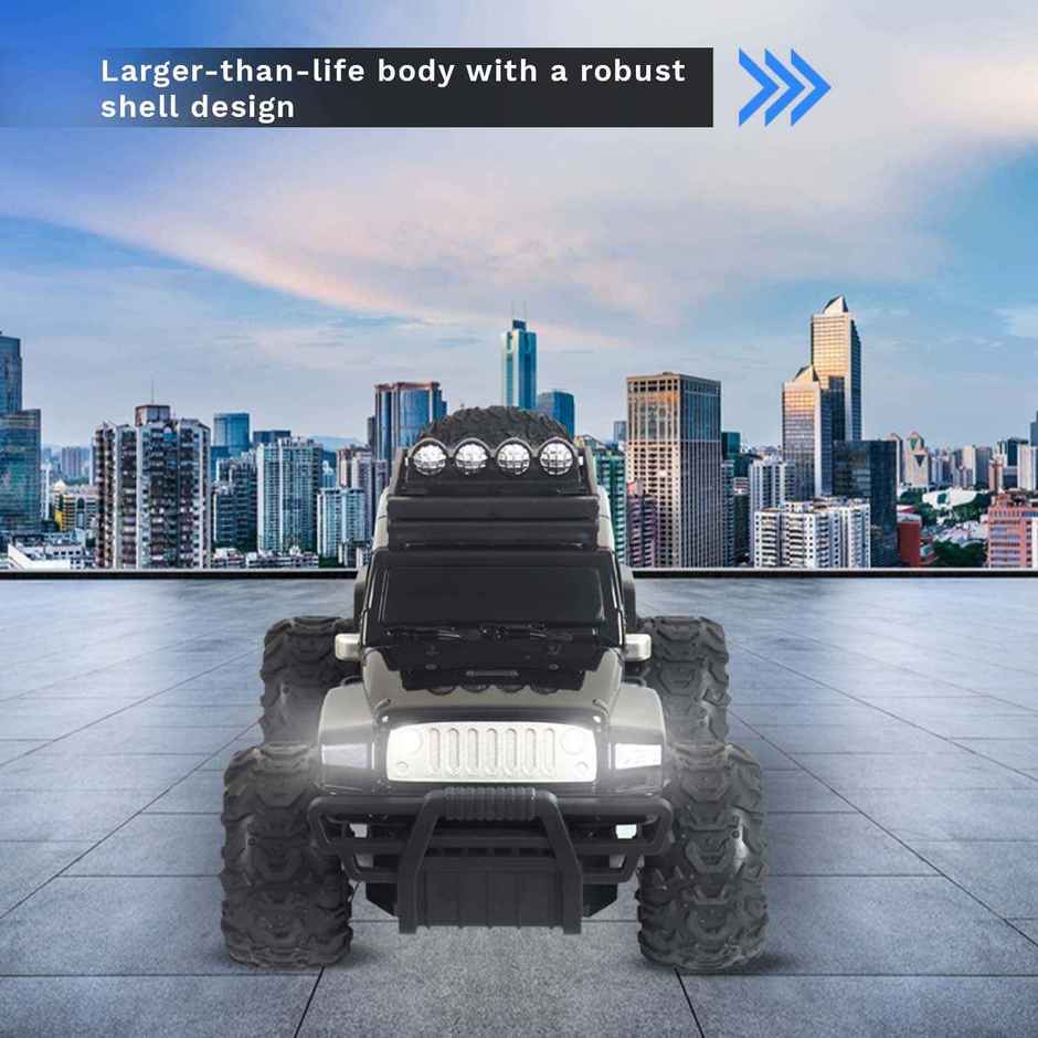 Race N Roll Off Roader Rechargeable Remote Control Monster Truck - Jee Black