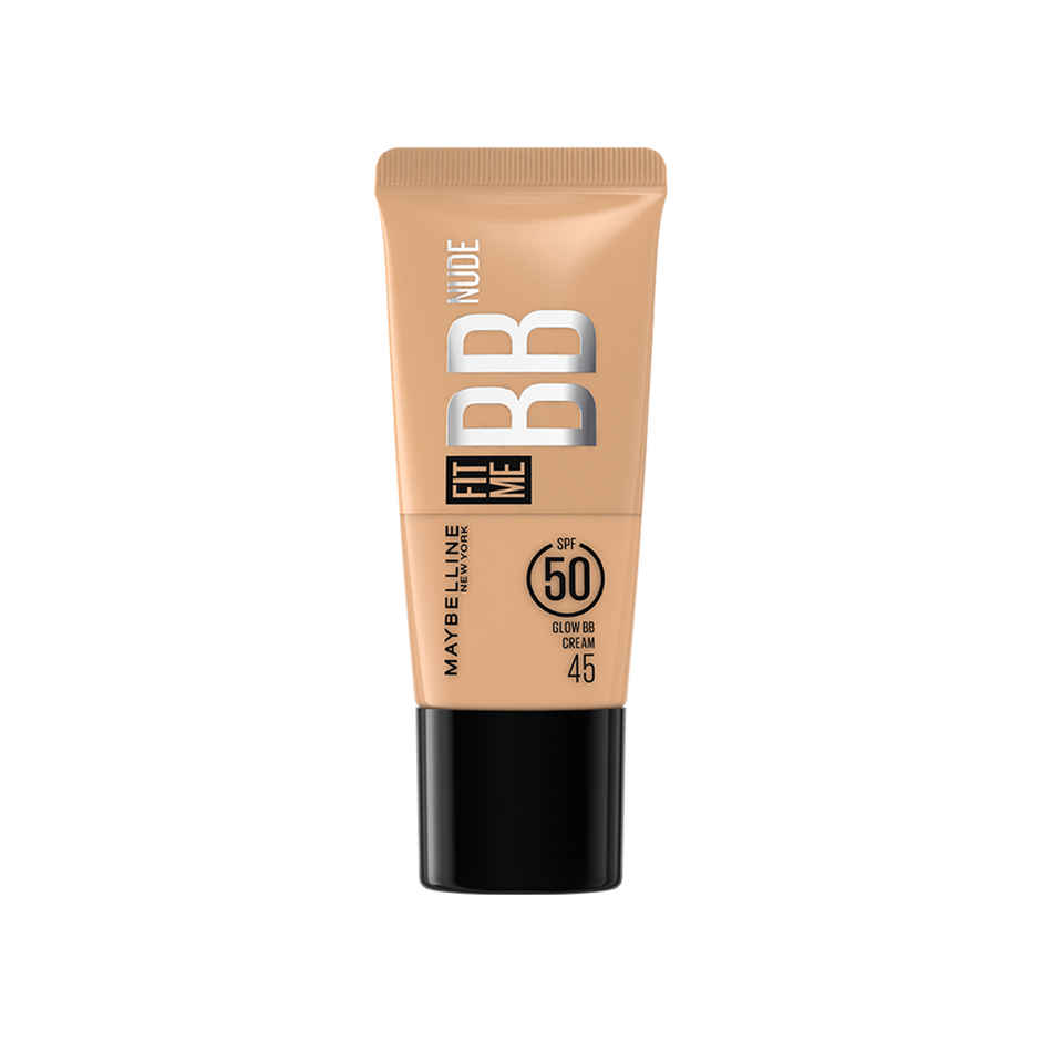 Maybelline Fit Me BB Nude Glow BB Cream, SPF 50 + 24H Hydration - 45