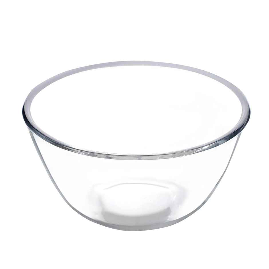 Cutting Edge 800 ml Borosilicate Glass Bowl | Mixing-Serving-Microwave Safe for Kitchen & Dining