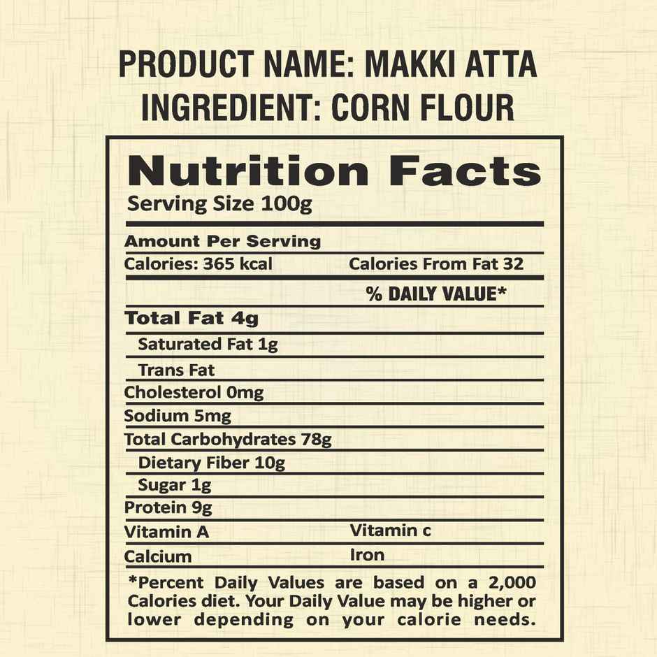 Rajdhani Makki Atta | Maize Flour