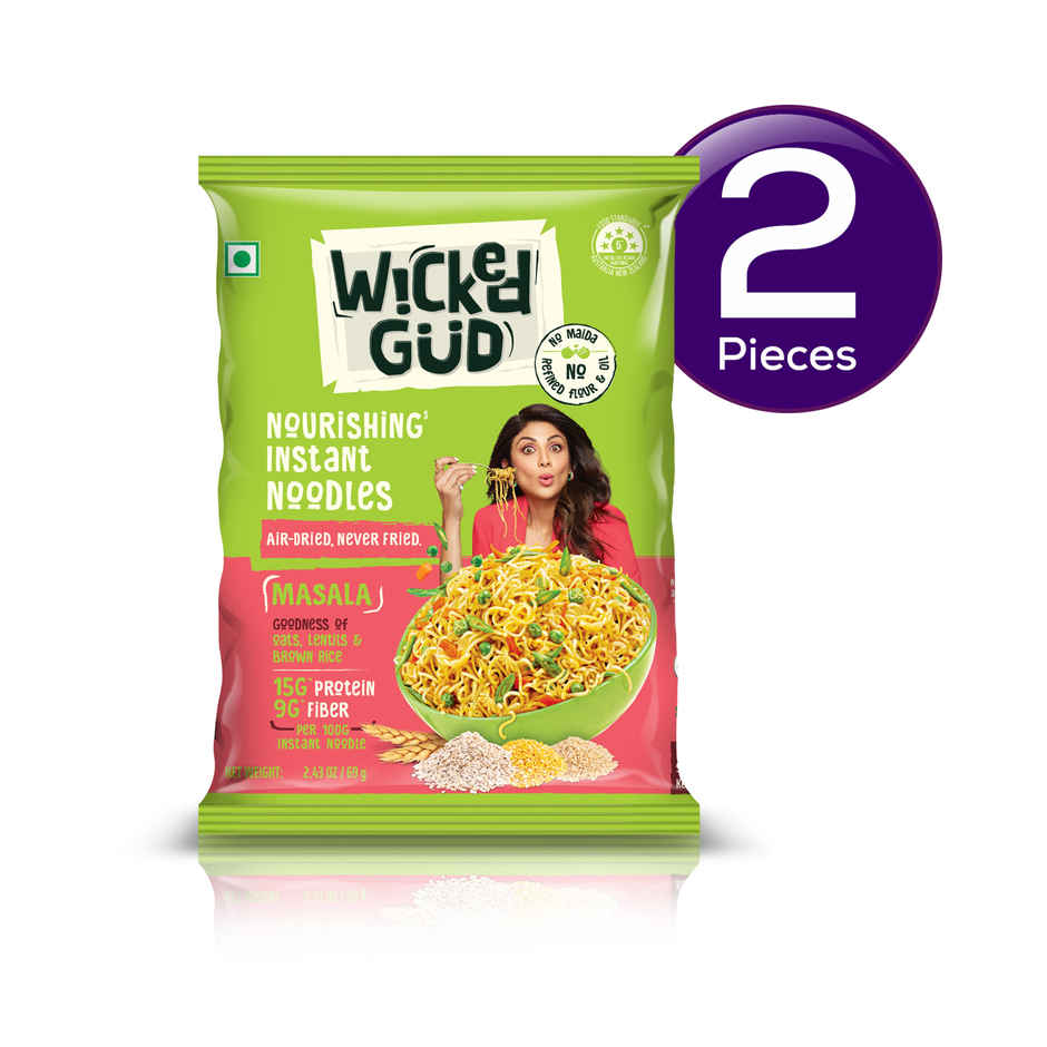 Wickedgud Instant Noodles - Masala Combo