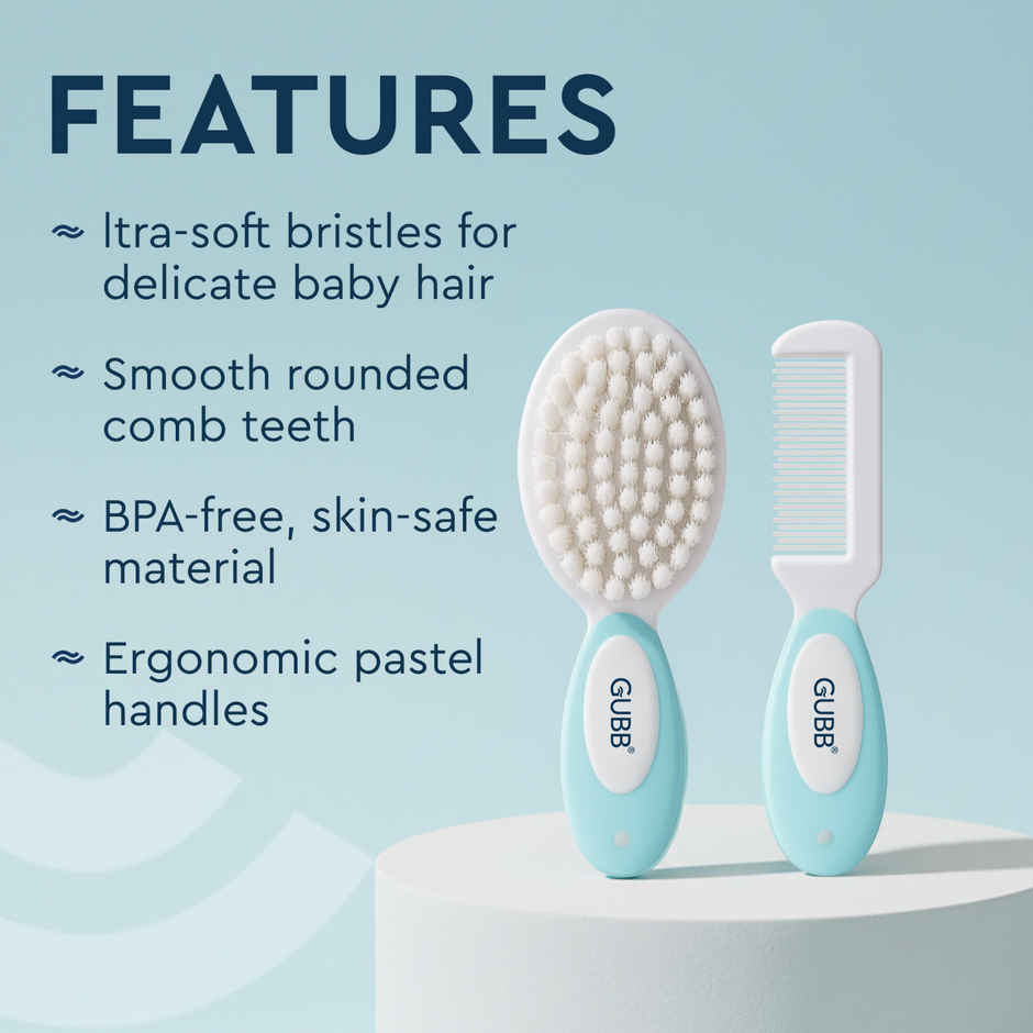 GUBB Comb & Brush | Nylon Hair