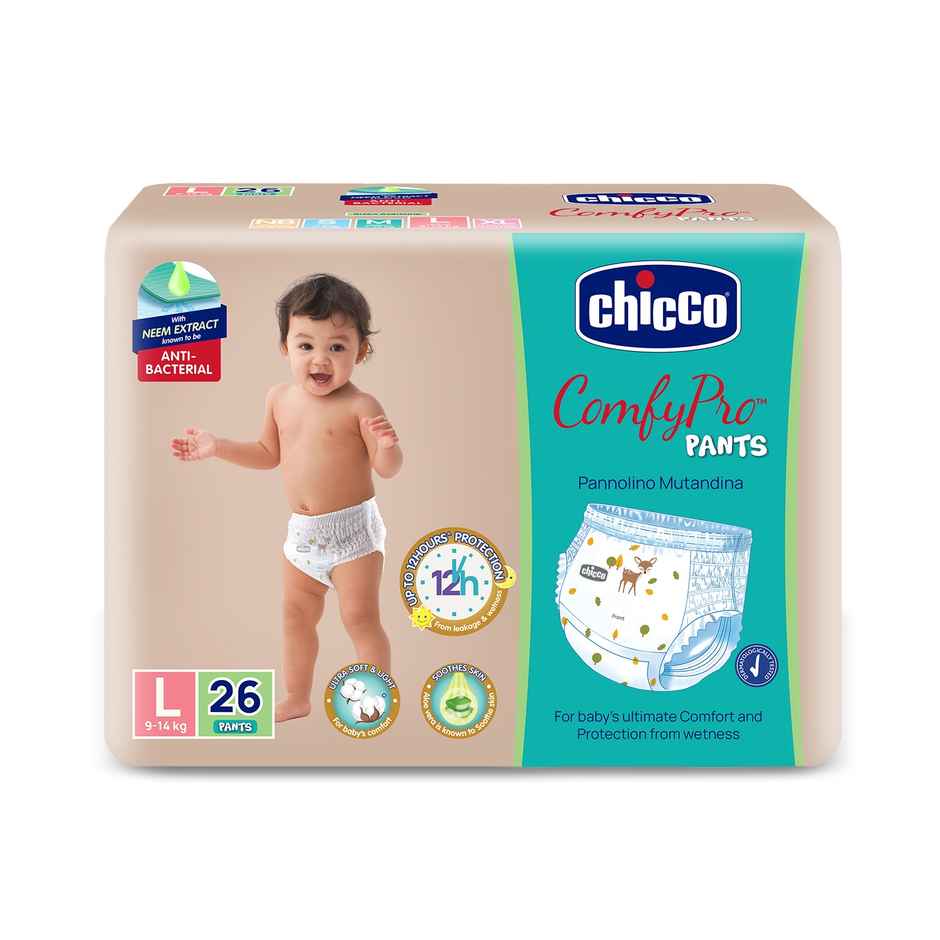 Chicco ComfyPro Premium Pant Style Diaper | L | 26 pcs