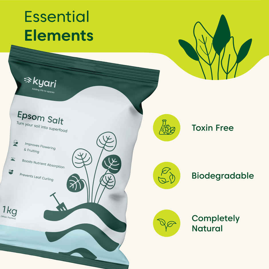 Kyari Epsom Salt for Plant Growth I Magnesium Sulphate