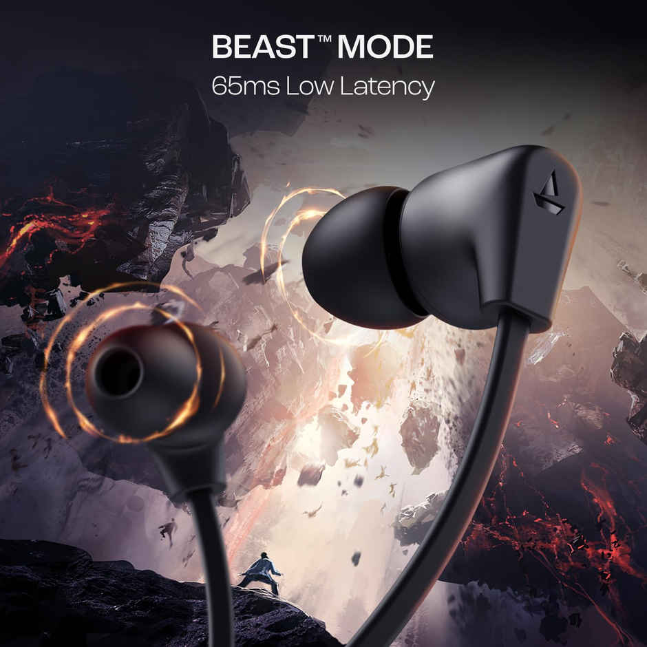 boAt Rockerz Trinity BT Neckband w/ 150H Playtime, Crystal Bionic Sound & ASAP Charge (Cosmic Black)