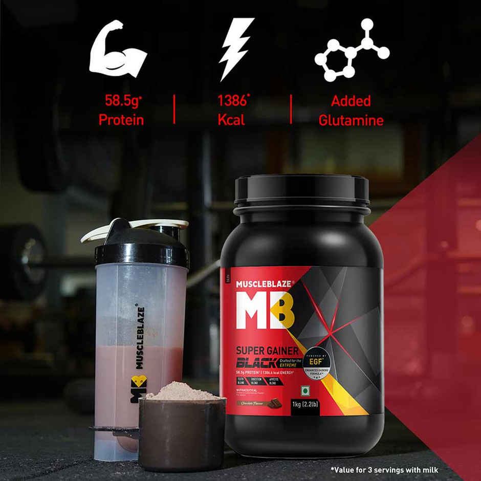 Muscleblaze Super Gainer Black (Chocolate)