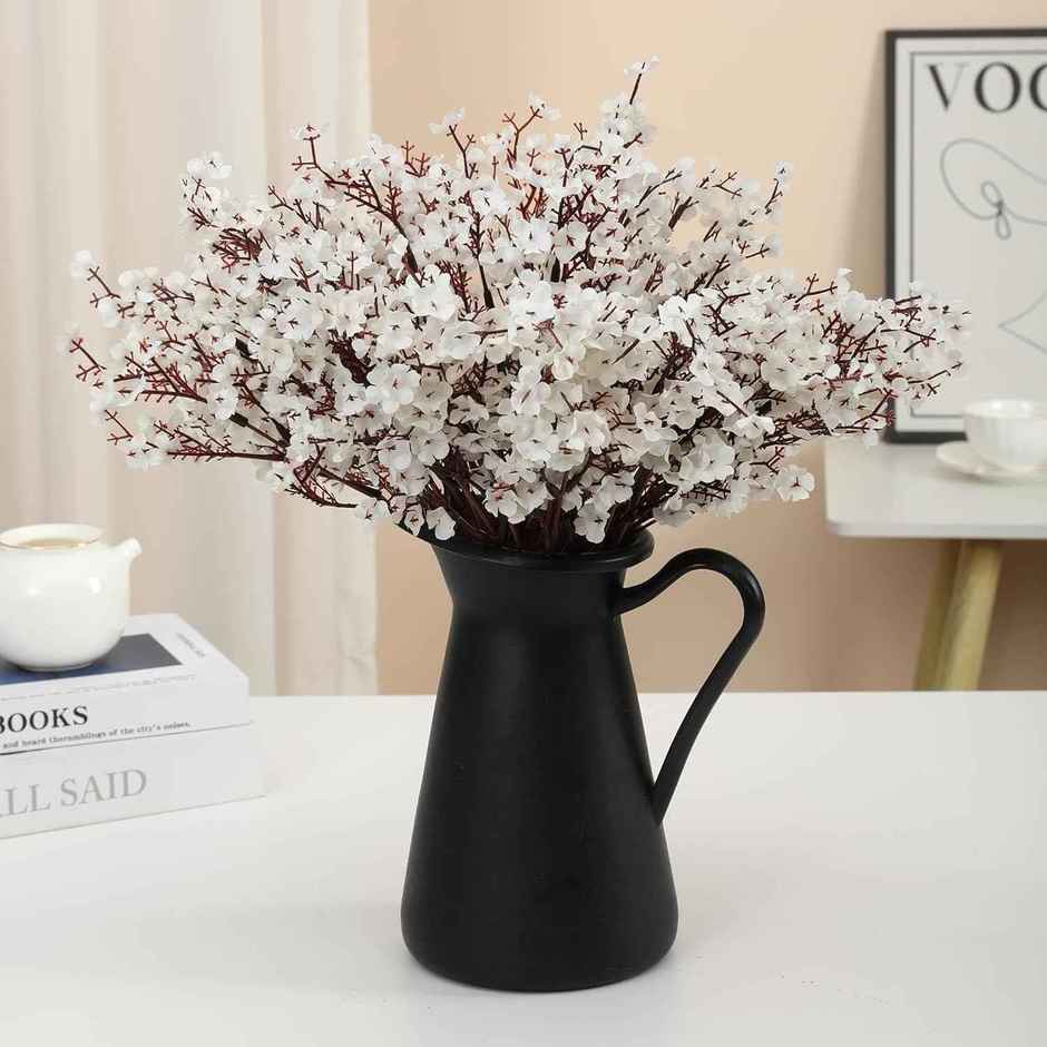 Artificial Baby Breath Gypsophila Flowers Bunch | Vase Not Included