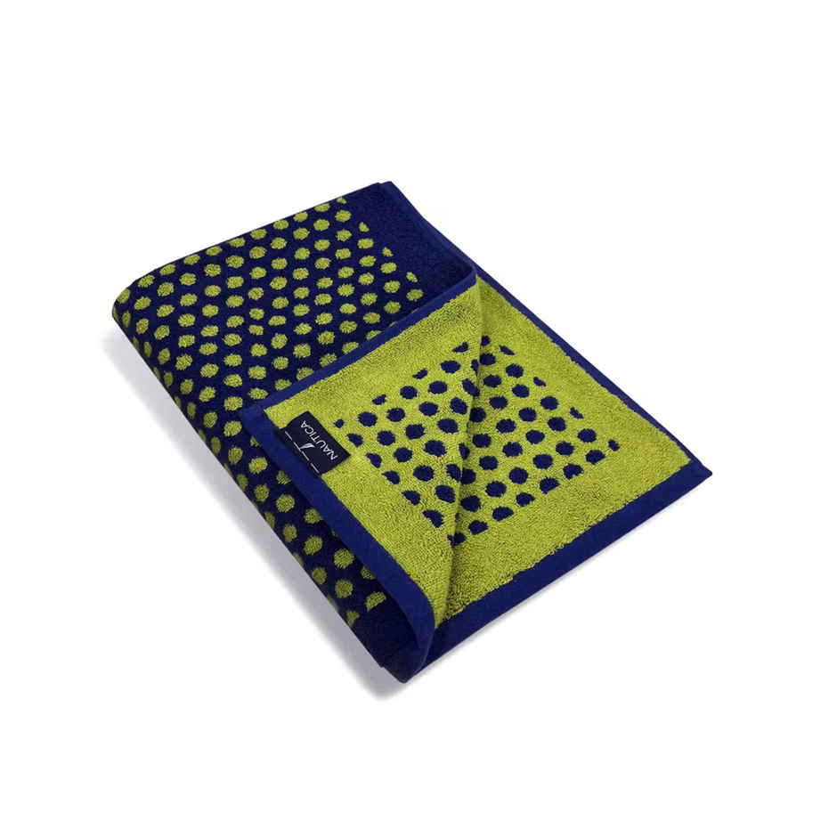 Nautica Designer 100% Cotton Beach & Bath Towel | Bath Towel | Voyage Polka Dot | Green, Blue