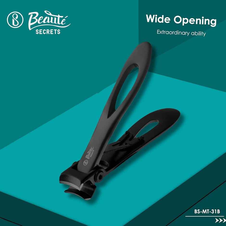 Beaute Secrets Luxury 15mm Wide Jaw Nail Clippers for Thick Nails ingrown Toenails