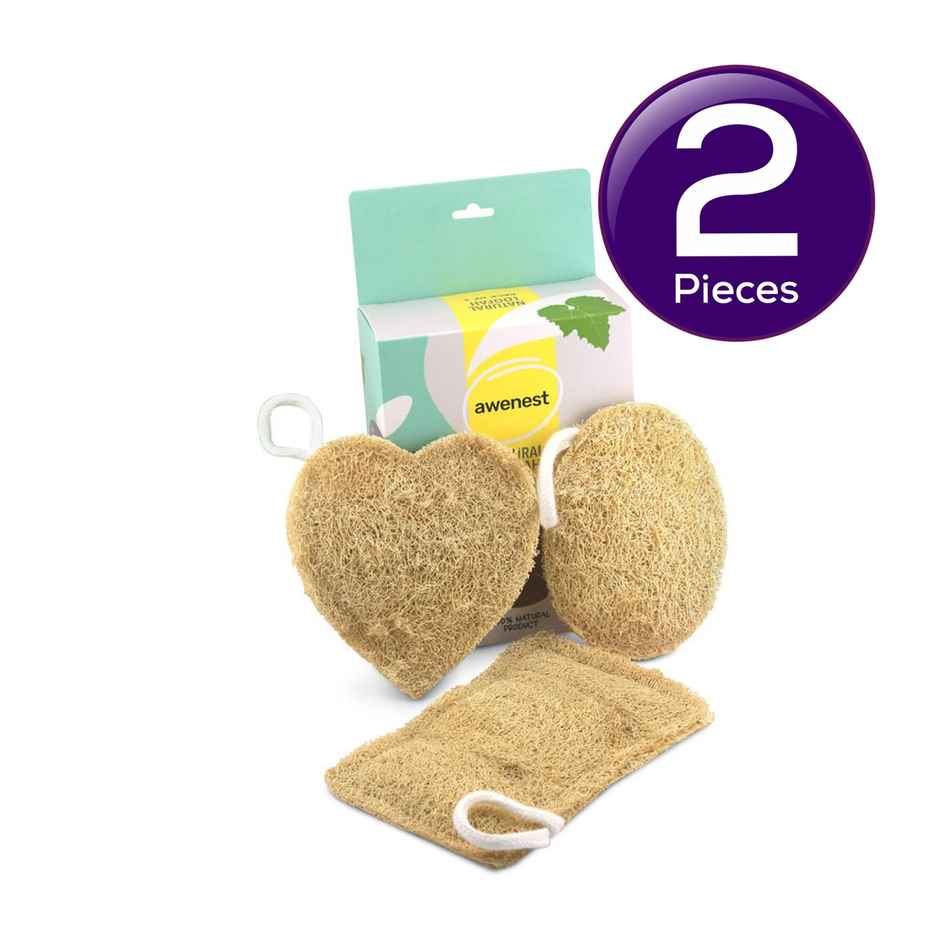 Awenest Natural Exfoliating Loofah Combo