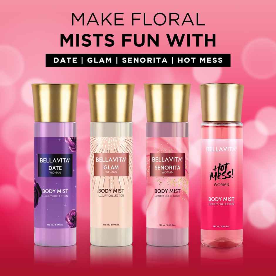 Bella Vita Hot Mess Woman Luxury Collection Body Mist Perfume For Women
