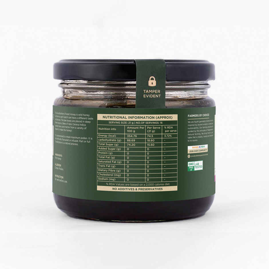 Two Brothers Multifloral Forest Honey Unpasteurized Raw Honey