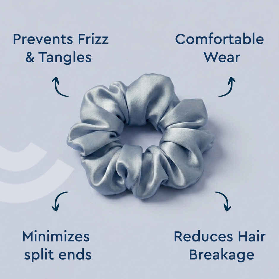 Gubb Satin Scrunchie | Grey