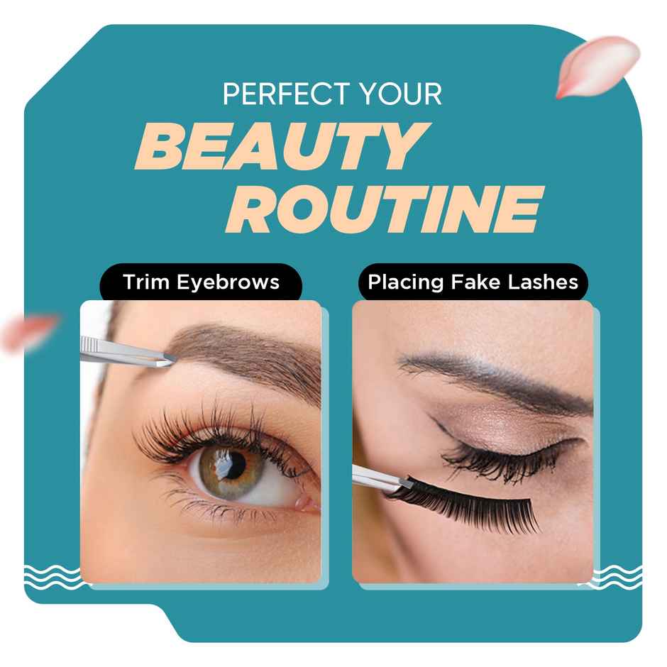 VEGA Tweezer - Square Tip, Silver, (TW-01)